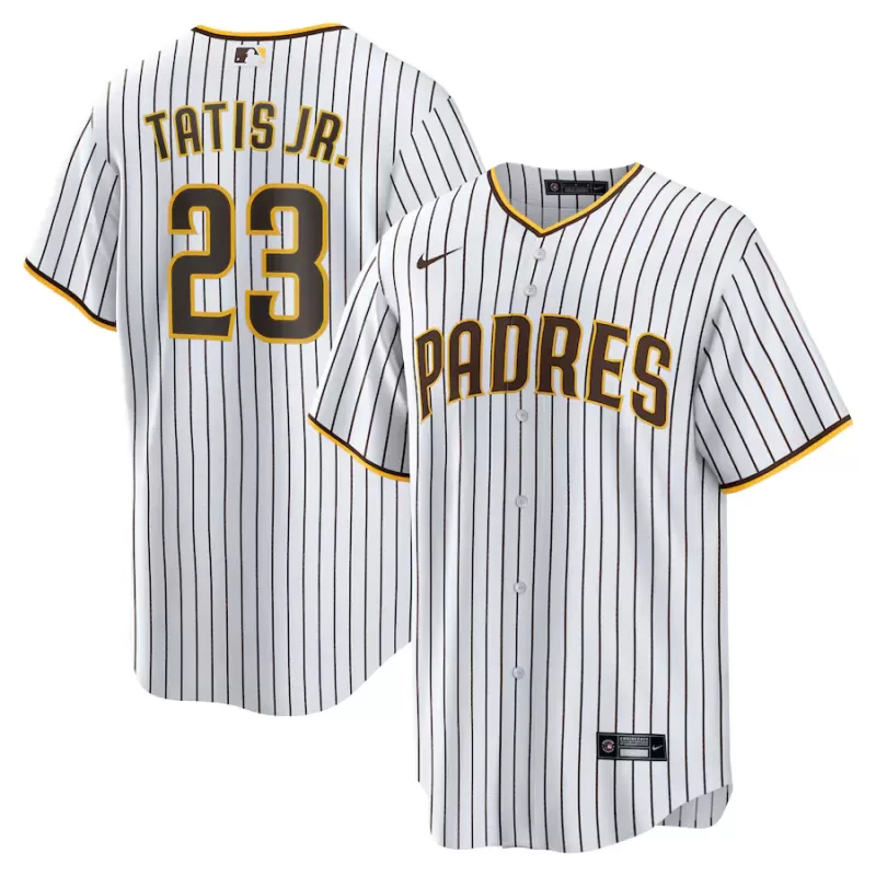 Men's San Diego Padres Fernando Tatis Jr. Nike White Home Replica Jersey Men's San Diego Padres Fernando Tatis Jr. Nike White Home Replica Jersey