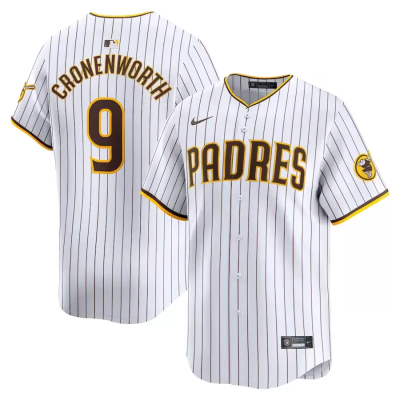 Men's San Diego Padres Jake Cronenworth Nike White Home Limited Player Jersey Men's San Diego Padres Jake Cronenworth Nike White Home Limited Player Jersey