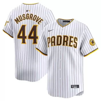 Men's San Diego Padres Joe Musgrove Nike White Home Limited Player Jersey Men's San Diego Padres Joe Musgrove Nike White Home Limited Player Jersey