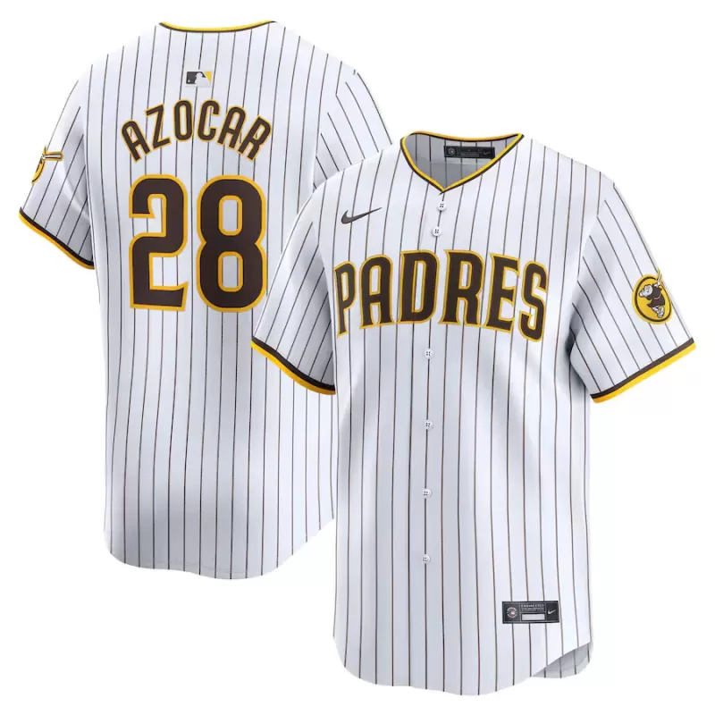 Men's San Diego Padres Jose Azocar Nike White Home Limited Player Jersey Men's San Diego Padres Jose Azocar Nike White Home Limited Player Jersey