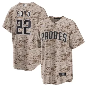 Men's San Diego Padres Juan Soto Nike Camo USMC Alternate Replica Player Jersey Men's San Diego Padres Juan Soto Nike Camo USMC Alternate Replica Player Jersey