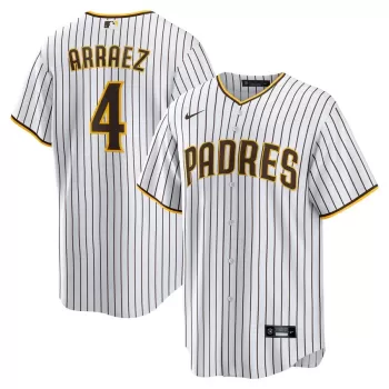 Men's San Diego Padres Luis Arraez Nike White Home Replica Jersey Men's San Diego Padres Luis Arraez Nike White Home Replica Jersey