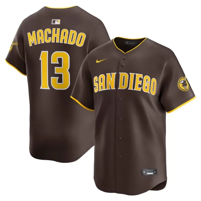 Men's San Diego Padres Manny Machado Nike Brown Alternate Limited Player Jersey Men's San Diego Padres Manny Machado Nike Brown Alternate Limited Player Jersey