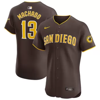 Men's San Diego Padres Manny Machado Nike Brown Road Elite Player Jersey Men's San Diego Padres Manny Machado Nike Brown Road Elite Player Jersey