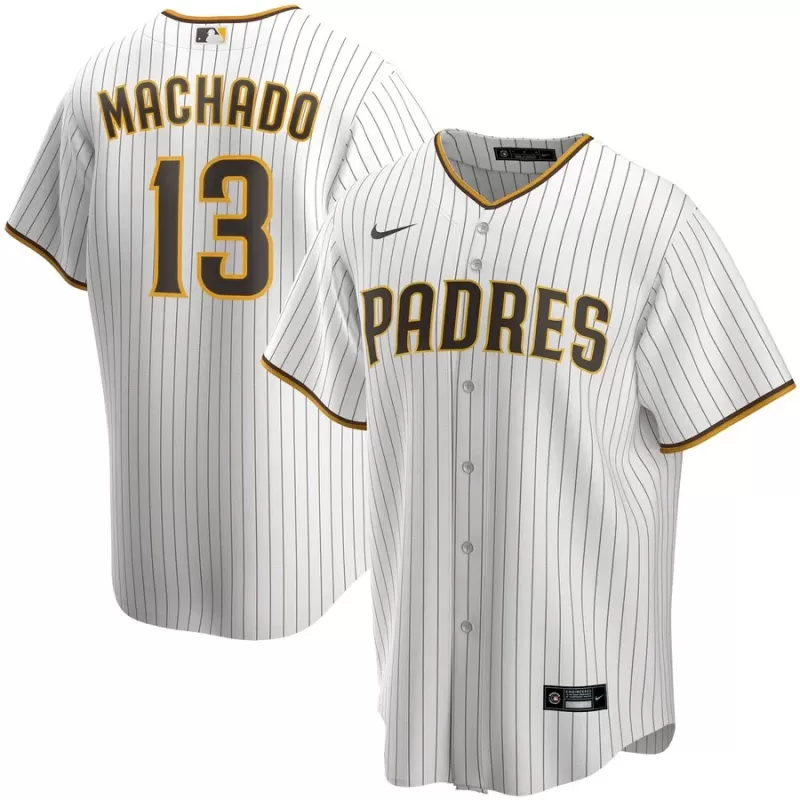 Men's San Diego Padres Manny Machado Nike White Alternate Replica Player Jersey Men's San Diego Padres Manny Machado Nike White Alternate Replica Player Jersey