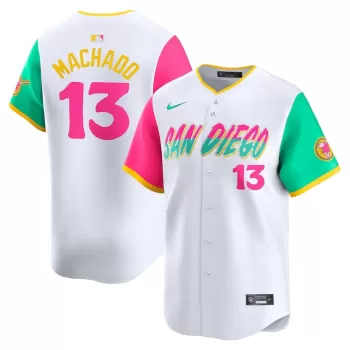 Men's San Diego Padres Manny Machado Nike White City Connect Limited Player Jersey Men's San Diego Padres Manny Machado Nike White City Connect Limited Player Jersey