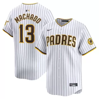 Men's San Diego Padres Manny Machado Nike White Home Limited Player Jersey Men's San Diego Padres Manny Machado Nike White Home Limited Player Jersey