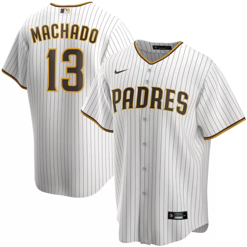 Men's San Diego Padres Manny Machado Nike White Home Replica Player Jersey Men's San Diego Padres Manny Machado Nike White Home Replica Player Jersey