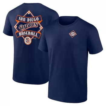 Men's San Diego Padres Navy Cooperstown Collection Field Play T-Shirt Men's San Diego Padres Navy Cooperstown Collection Field Play T-Shirt