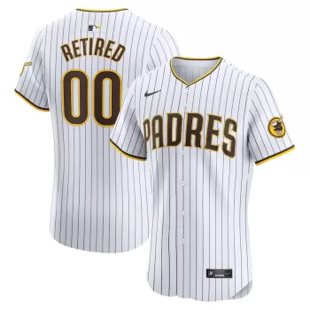 Men's San Diego Padres Nike White Home Elite Pick-A-Player Retired Roster Jersey