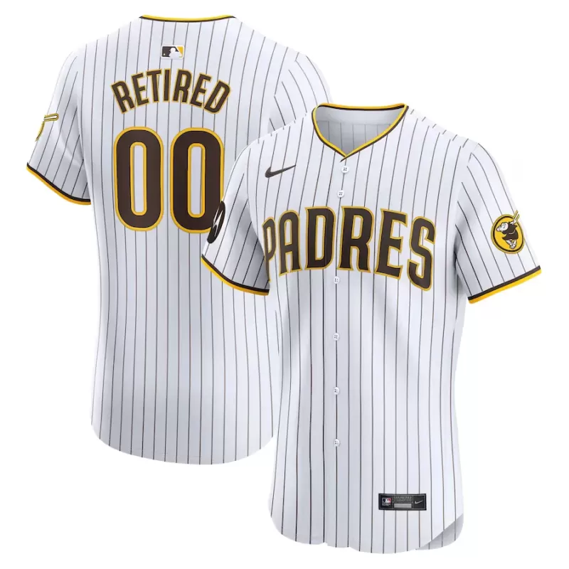 Men's San Diego Padres Nike White Home Elite Pick-A-Player Retired Roster Patch Jersey Men's San Diego Padres Nike White Home Elite Pick-A-Player Retired Roster Patch Jersey