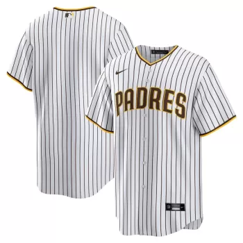 Men's San Diego Padres Nike White Home Replica Team Jersey Men's San Diego Padres Nike White Home Replica Team Jersey