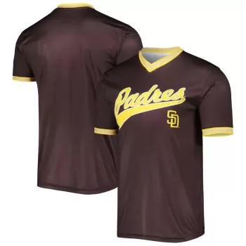 Men's San Diego Padres Stitches Brown Cooperstown Collection Team Jersey Men's San Diego Padres Stitches Brown Cooperstown Collection Team Jersey