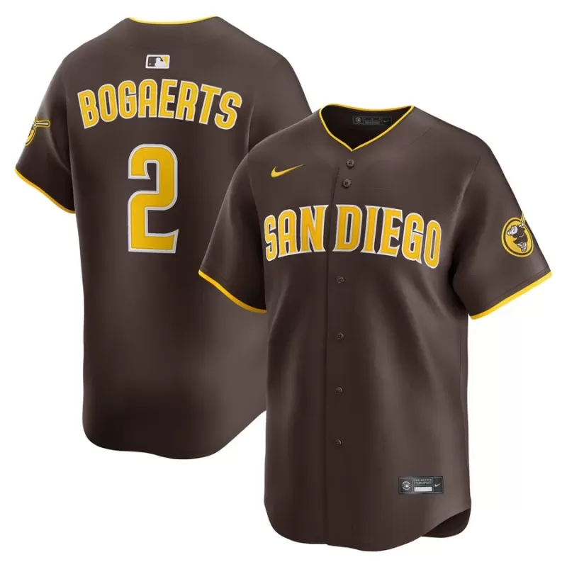 Men's San Diego Padres Xander Bogaerts Nike Brown Alternate Limited Player Jersey Men's San Diego Padres Xander Bogaerts Nike Brown Alternate Limited Player Jersey
