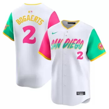 Men's San Diego Padres Xander Bogaerts Nike White City Connect Limited Player Jersey