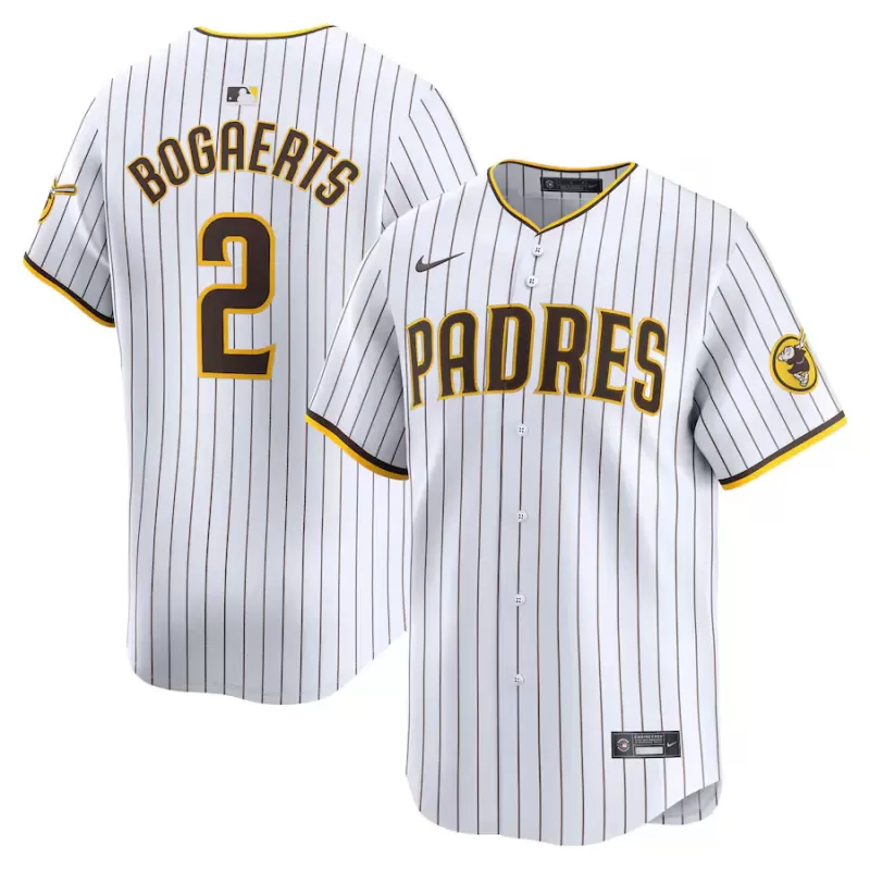 Men's San Diego Padres Xander Bogaerts Nike White Home Limited Player Jersey Men's San Diego Padres Xander Bogaerts Nike White Home Limited Player Jersey