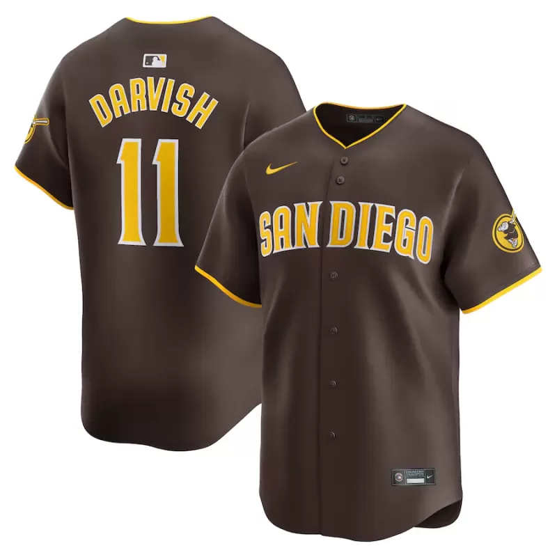 Men's San Diego Padres Yu Darvish Nike Red Away Limited Player Jersey Men's San Diego Padres Yu Darvish Nike Red Away Limited Player Jersey