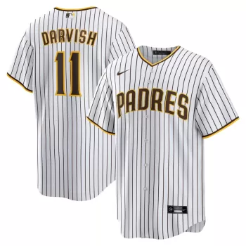 Men's San Diego Padres Yu Darvish Nike White Home Replica Player Jersey