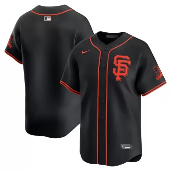 Men's San Francisco Giants Nike Black Alternate Limited Jersey Men's San Francisco Giants Nike Black Alternate Limited Jersey