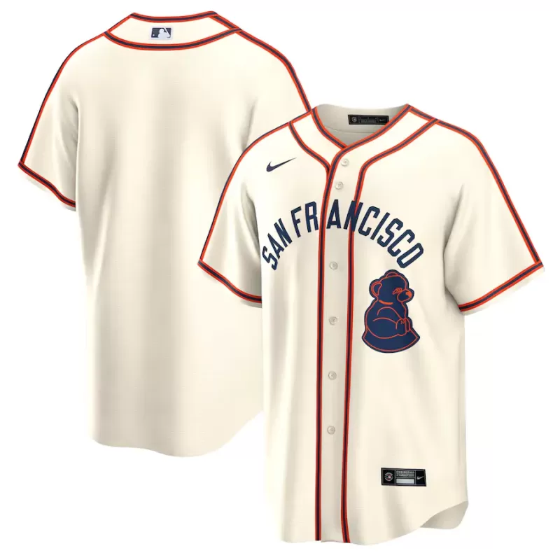 Men's San Francisco Giants Nike Cream 2024 Rickwood Classic Replica Jersey Men's San Francisco Giants Nike Cream 2024 Rickwood Classic Replica Jersey