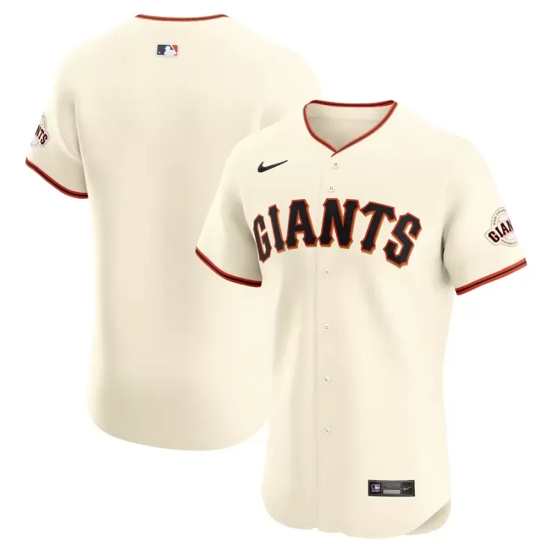 Men's San Francisco Giants Nike Cream Elite Jersey Men's San Francisco Giants Nike Cream Elite Jersey