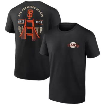 Men's San Francisco Giants Black Bring It Bridge T-Shirt Men's San Francisco Giants Black Bring It Bridge T-Shirt