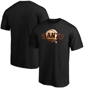 Men's San Francisco Giants Black Midnight Mascot Logo T-Shirt II Men's San Francisco Giants Black Midnight Mascot Logo T-Shirt II