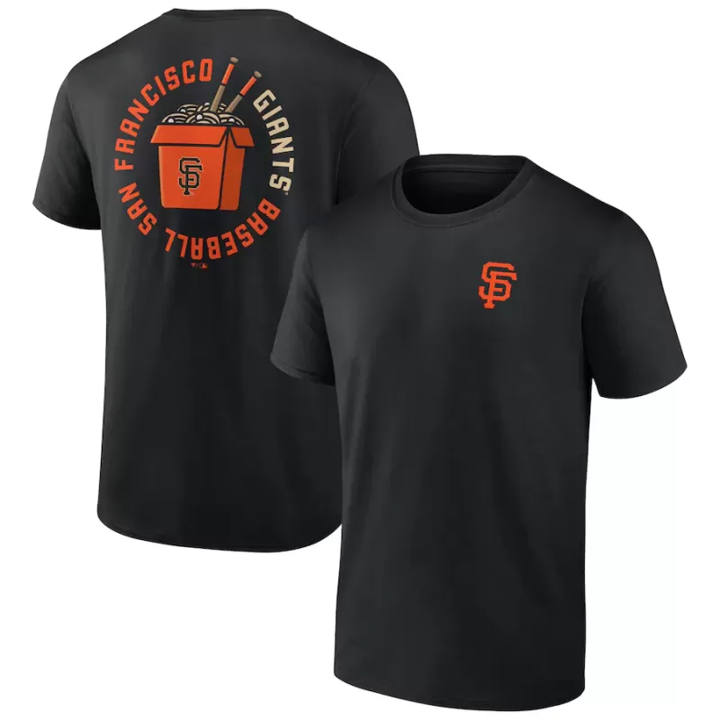 Men's San Francisco Giants Black Noodles T-Shirt Men's San Francisco Giants Black Noodles T-Shirt
