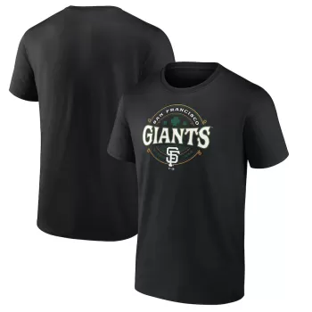 Men's San Francisco Giants Black St. Patrick's Day Lucky T-Shirt Men's San Francisco Giants Black St. Patrick's Day Lucky T-Shirt