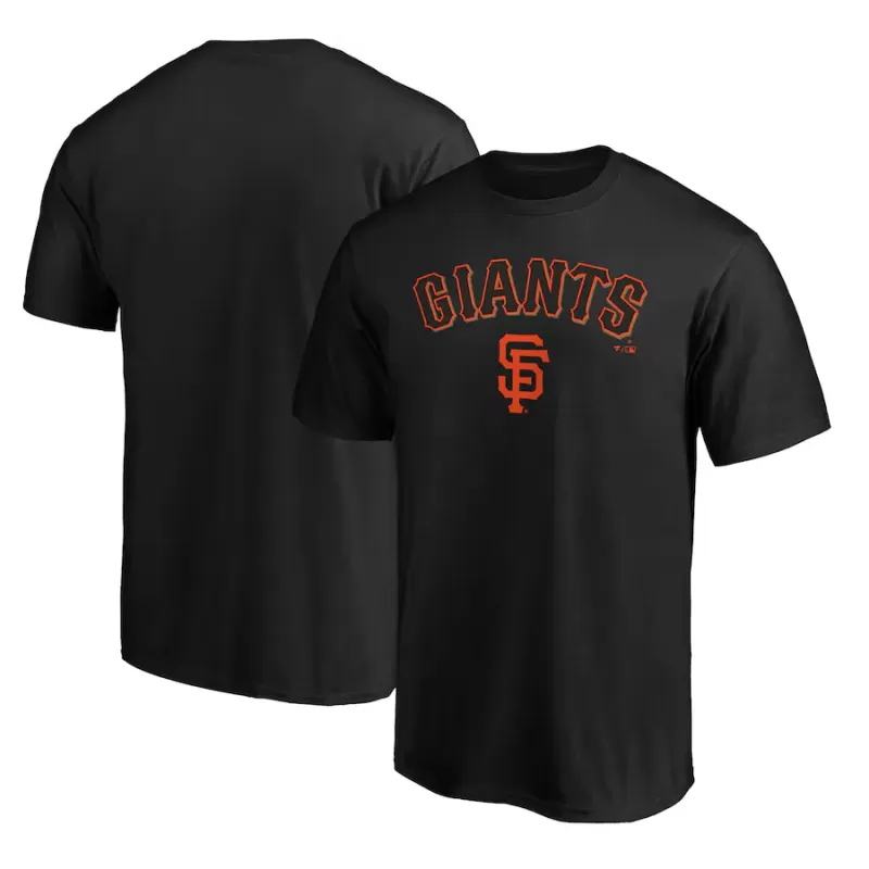 Men's San Francisco Giants Black Team Lock Up Wordmark T-Shirt Men's San Francisco Giants Black Team Lock Up Wordmark T-Shirt