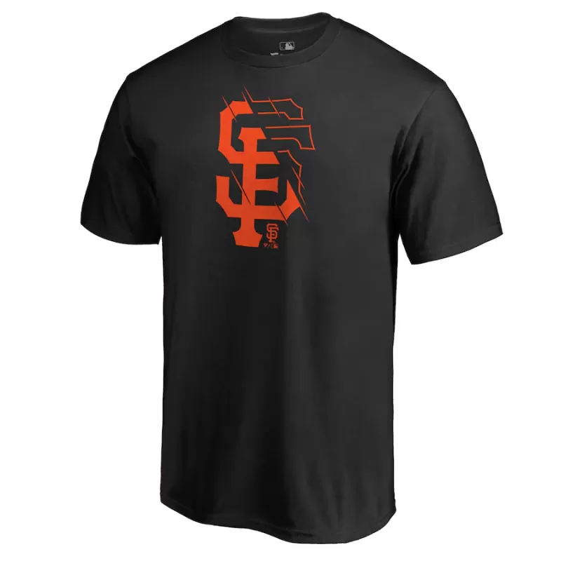 Men's San Francisco Giants Black X-Ray T-Shirt Men's San Francisco Giants Black X-Ray T-Shirt