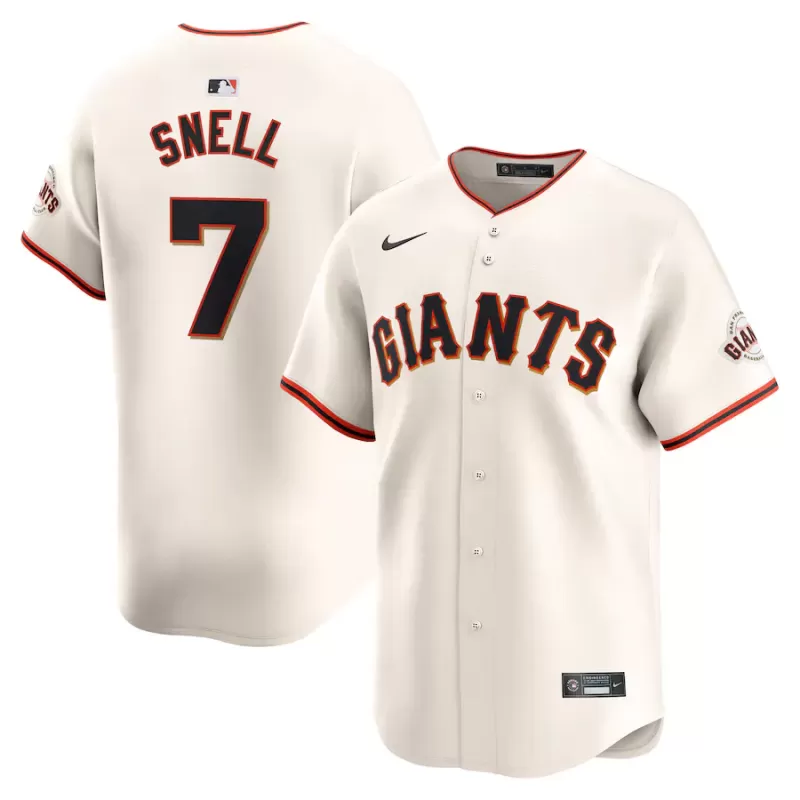 Men's San Francisco Giants Blake Snell Nike Cream Home Limited Jersey Men's San Francisco Giants Blake Snell Nike Cream Home Limited Jersey