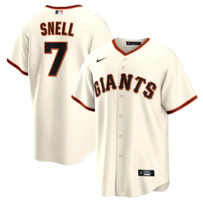 Men's San Francisco Giants Blake Snell Nike Cream Home Replica Jersey Men's San Francisco Giants Blake Snell Nike Cream Home Replica Jersey