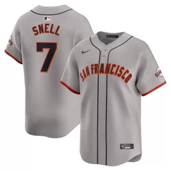 Men's San Francisco Giants Blake Snell Nike Gray Away Limited Jersey Men's San Francisco Giants Blake Snell Nike Gray Away Limited Jersey