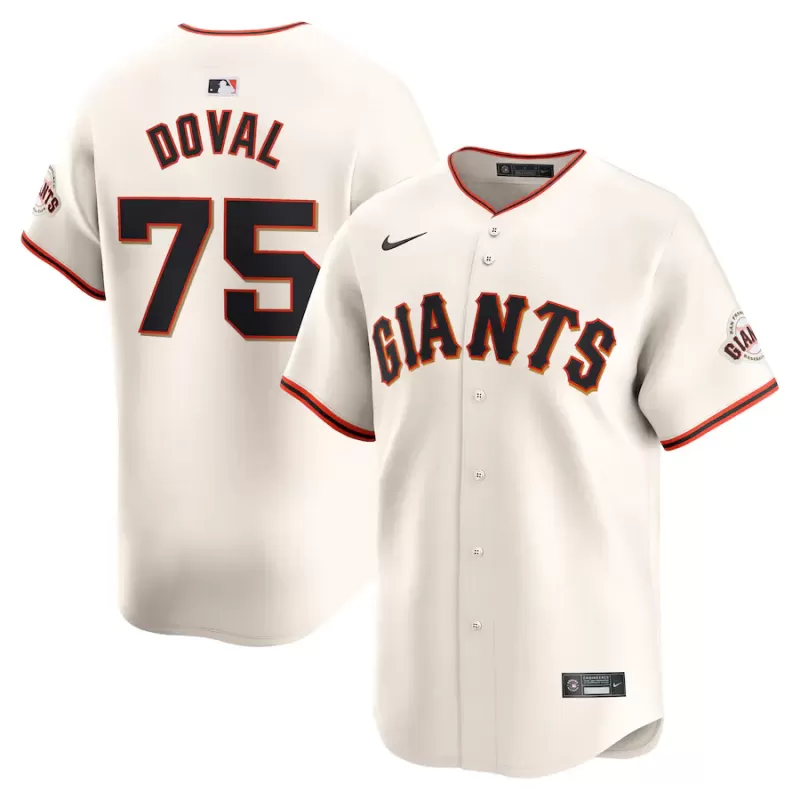 Men's San Francisco Giants Camilo Doval Nike Cream Home Limited Player Jersey