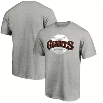Men's San Francisco Giants Heathered Gray Cooperstown Collection Huntington Logo T-Shirt Men's San Francisco Giants Heathered Gray Cooperstown Collection Huntington Logo T-Shirt