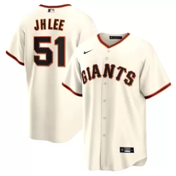Men's San Francisco Giants Jung Hoo Lee Nike Cream Home Replica Player Jersey Men's San Francisco Giants Jung Hoo Lee Nike Cream Home Replica Player Jersey