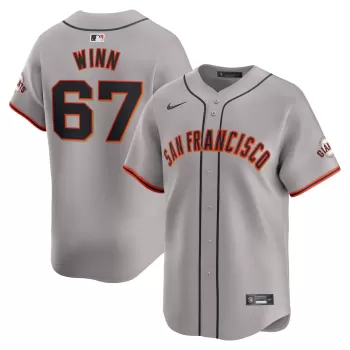 Men's San Francisco Giants Keaton Winn Nike Gray Away Limited Player Jersey Men's San Francisco Giants Keaton Winn Nike Gray Away Limited Player Jersey