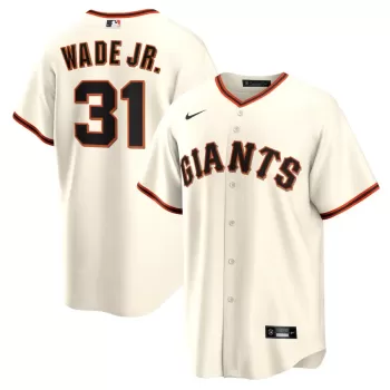 Men's San Francisco Giants LaMonte Wade Jr. Nike Cream Home Replica Player Jersey Men's San Francisco Giants LaMonte Wade Jr. Nike Cream Home Replica Player Jersey