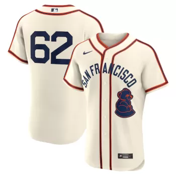Men's San Francisco Giants Logan Webb Nike Cream 2024 Rickwood Classic Authentic Player Jersey Men's San Francisco Giants Logan Webb Nike Cream 2024 Rickwood Classic Authentic Player Jersey