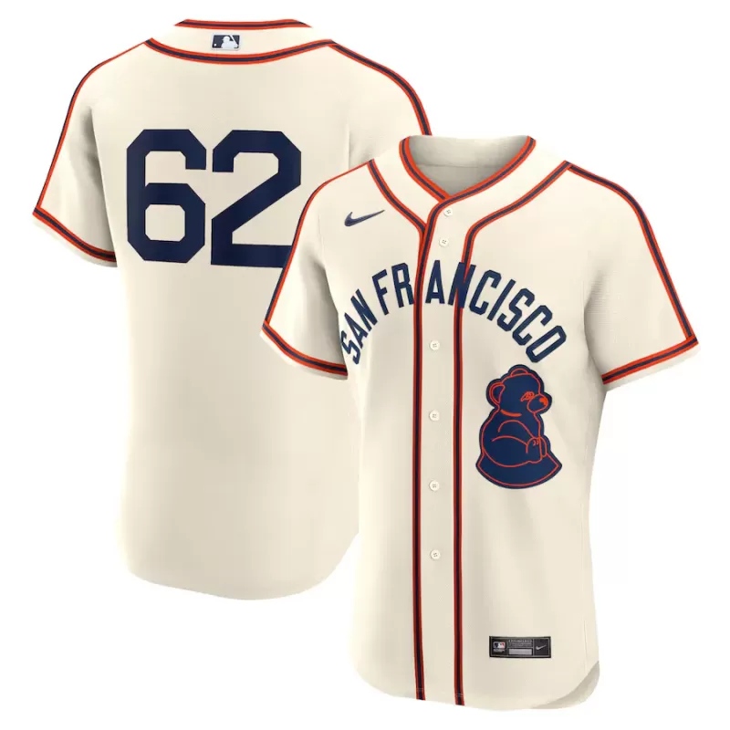 Men's San Francisco Giants Logan Webb Nike Cream 2024 Rickwood Classic Authentic Player Jersey Men's San Francisco Giants Logan Webb Nike Cream 2024 Rickwood Classic Authentic Player Jersey