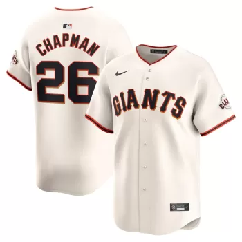 Men's San Francisco Giants Matt Chapman Nike Cream Home Limited Player Jersey Men's San Francisco Giants Matt Chapman Nike Cream Home Limited Player Jersey