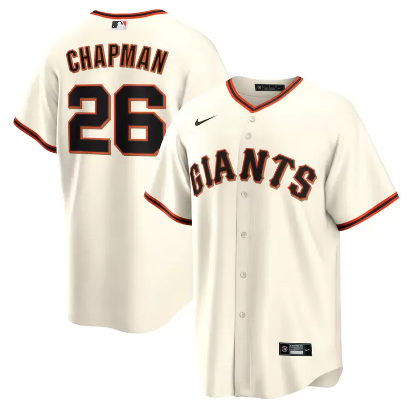 Men's San Francisco Giants Matt Chapman Nike Cream Home Replica Jersey Men's San Francisco Giants Matt Chapman Nike Cream Home Replica Jersey