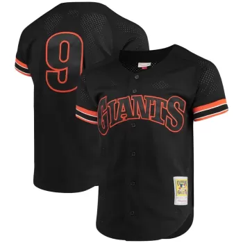 Men's San Francisco Giants Matt Williams Mitchell & Ness Black Cooperstown Collection Mesh Batting Practice Button-Up Jersey Men's San Francisco Giants Matt Williams Mitchell & Ness Black Cooperstown Collection Mesh Batting Practice Button-Up Jersey