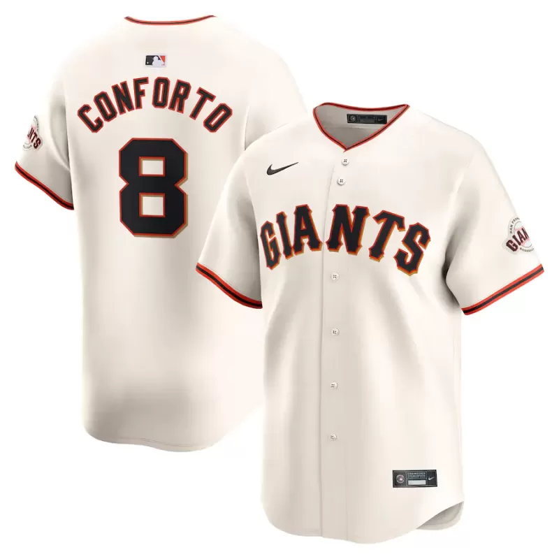 Men's San Francisco Giants Michael Conforto Nike Cream Home Limited Player Jersey Men's San Francisco Giants Michael Conforto Nike Cream Home Limited Player Jersey
