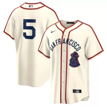 Men's San Francisco Giants Mike Yastrzemski Nike Cream 2024 Rickwood Classic Replica Player Jersey Men's San Francisco Giants Mike Yastrzemski Nike Cream 2024 Rickwood Classic Replica Player Jersey