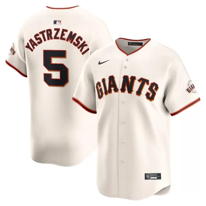 Men's San Francisco Giants Mike Yastrzemski Nike Cream Home Limited Player Jersey Men's San Francisco Giants Mike Yastrzemski Nike Cream Home Limited Player Jersey