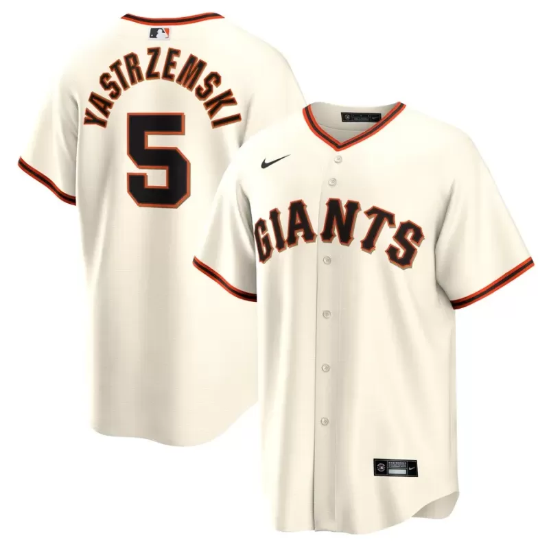Men's San Francisco Giants Mike Yastrzemski Nike Cream Home Replica Player Jersey Men's San Francisco Giants Mike Yastrzemski Nike Cream Home Replica Player Jersey
