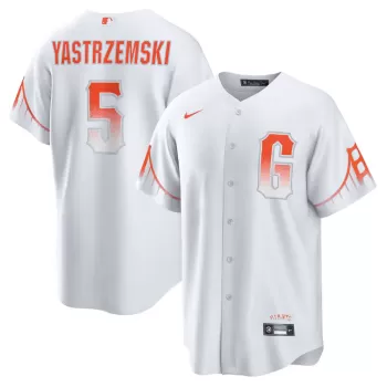 Men's San Francisco Giants Mike Yastrzemski Nike White 2021 City Connect Replica Player Jersey Men's San Francisco Giants Mike Yastrzemski Nike White 2021 City Connect Replica Player Jersey
