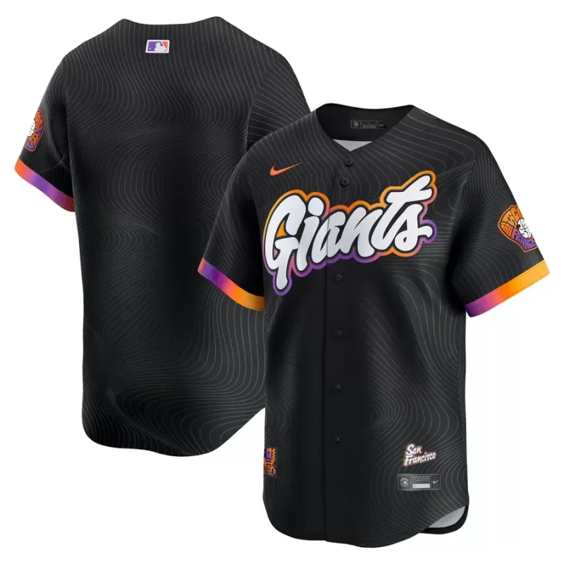 Men's San Francisco Giants Nike Anthracite 2025 City Connect Limited Jersey Men's San Francisco Giants Nike Anthracite 2025 City Connect Limited Jersey
